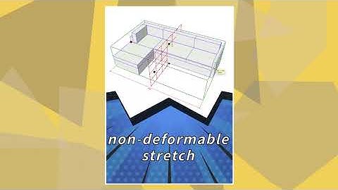 SketchUp non-deformable stretch