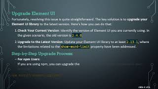 Resolving the show-word-limit Property Issue in Element UI Inputs