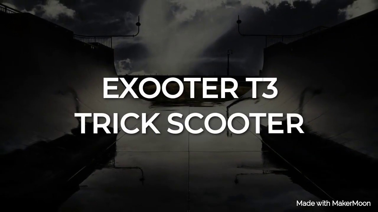 EXOOTER T3BK Trick Scooter Available In Six Fun Colors.