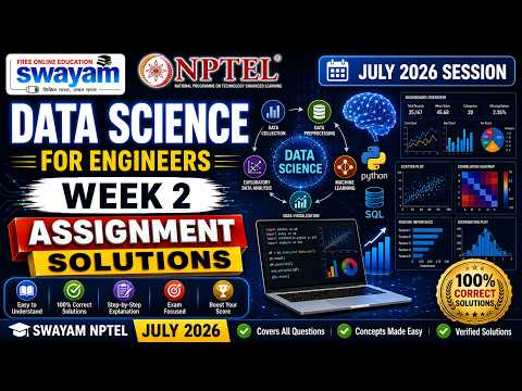 Data Science for Engineers Week 2 Assignment Answers 2026 | NPTEL July 2026 | 100% Correct Solutions