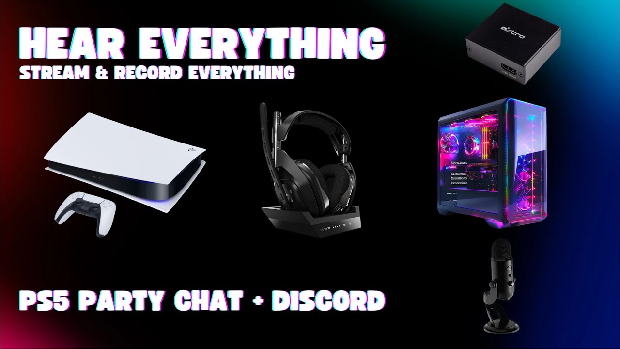 How to Hear & Stream ALL PS5 & PC Audio While Using ONE Wireless Headset & STILL Talk in Party Chat!