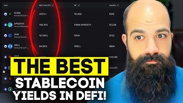 THE BEST STABLECOIN YIELDS IN DEFI 2025!