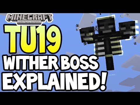 Minecraft (Xbox 360/PS3) - TU19 UPDATE! - WITHER BOSS! - EXPLAINED! +INFO!