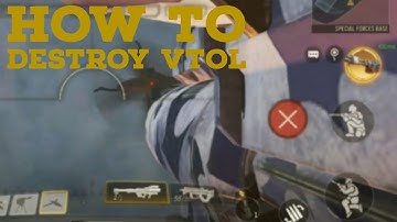 How to destroy Vtol,Stealth chopper | (call of duty mobile)