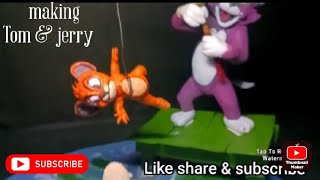 TOM & JERRY diorama | how to sculpting and making with clay