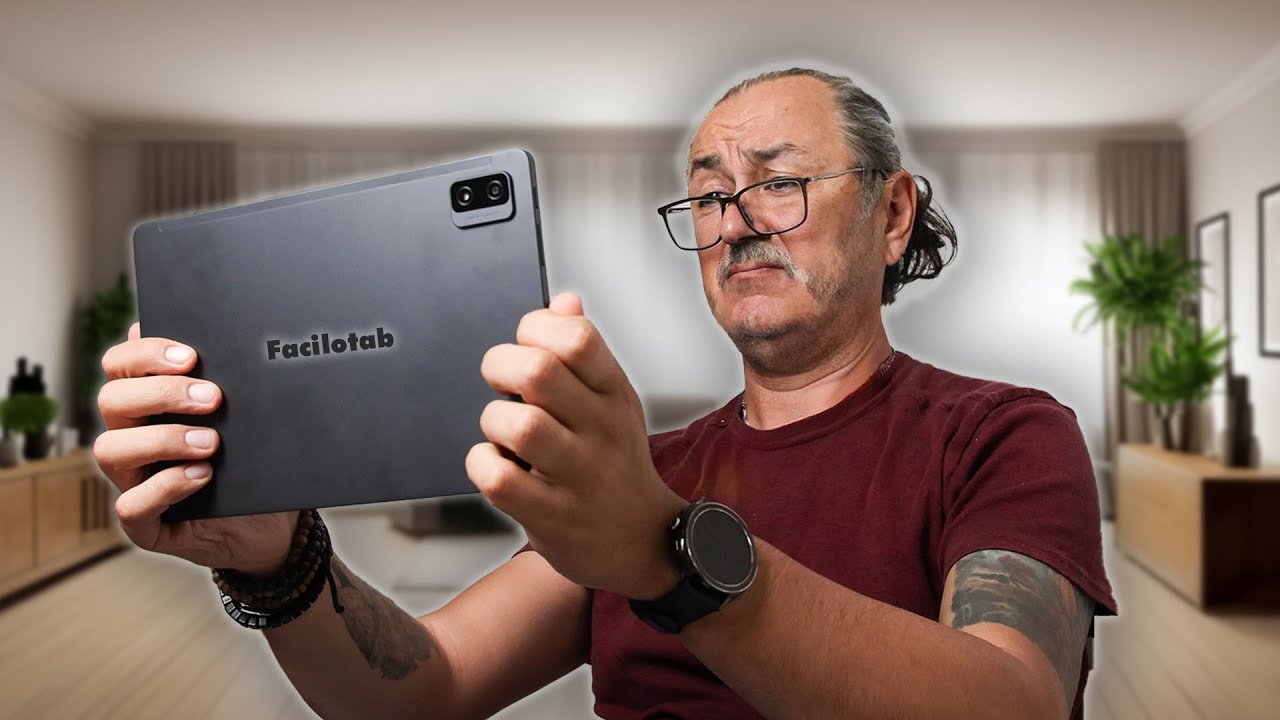FACILOTAB XXL - WiFi - 128 Go - Android 13 - Très Grand écran - Coque Renforcée - Tablette Simplifiée Pour Seniors
