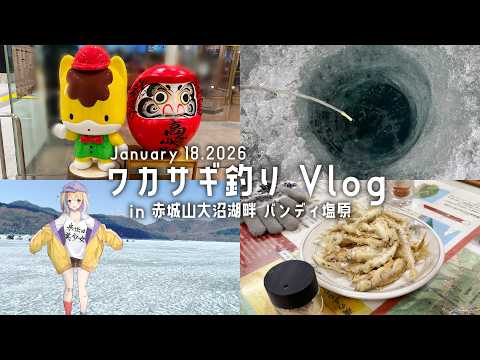 vlog | VTuberのワカサギ釣り🐥実写動画です！【#生ひる/Vtuber】