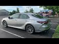 2021 Hybrid Camry XLE Review and night drive