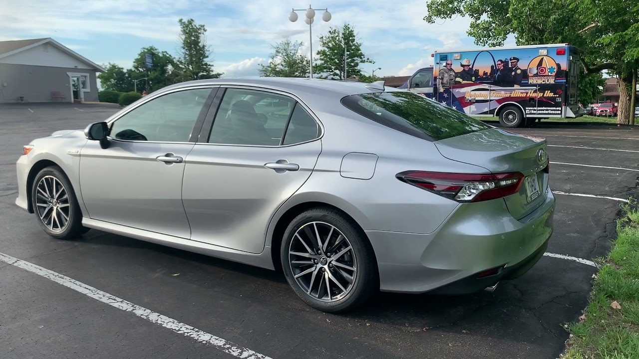 2021 Hybrid Camry XLE Review And Night Drive YouTube