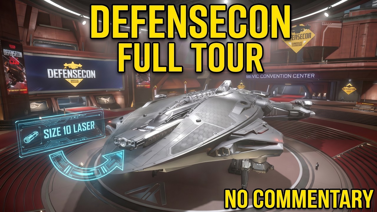 Star Citizen: DefenceCon Full Tour [No Commentary] 4.8 Live - YouTube