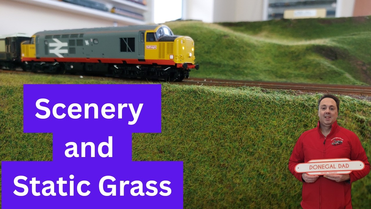 Как добавить декоративные слои и статичную траву на вашу модель железной дороги