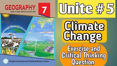 7th class Geography New Book 2023||Class 7th Geography New book 2023 Chapter#5|#7thclassgeonewbook