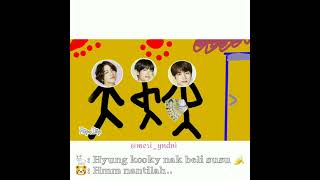 ANIMASI BTS // HYUNG AND MAKNAE