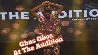 Gbas Gbos crooner is here again at the Audition PART 1