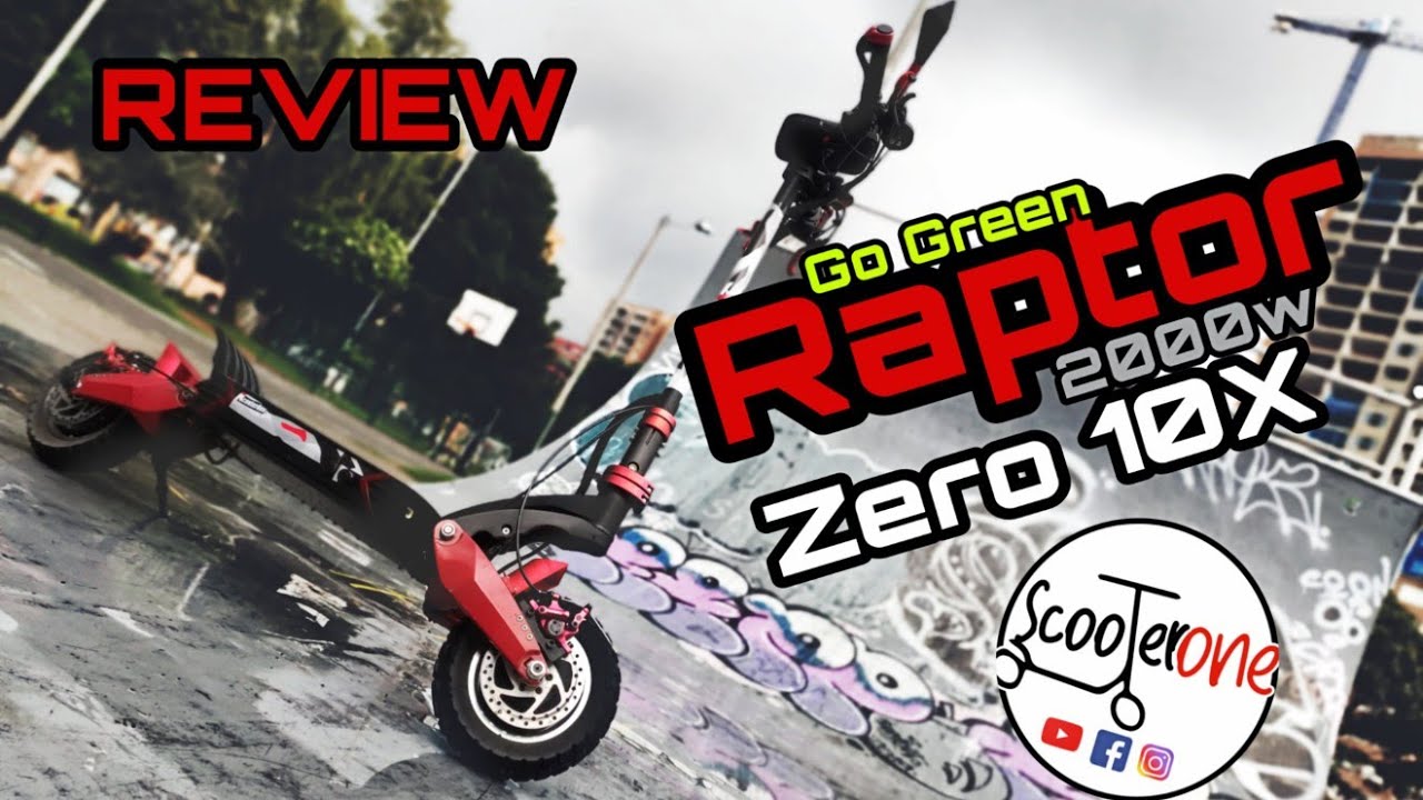 Review Go Green Raptor 2000w - Zero 10X | Patineta Electrica Doble Motor