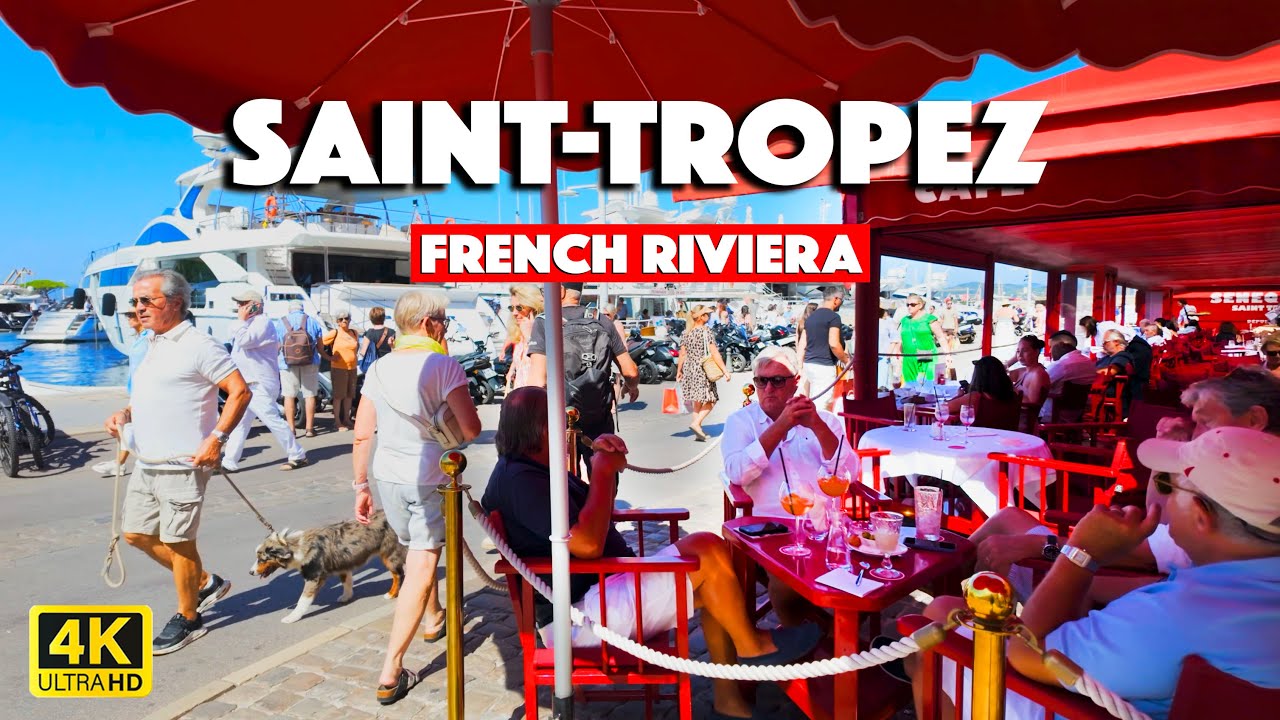 🇫🇷Saint-Tropez ☀️ Walk 4K60fps HDR - South France - (06/09/2025)