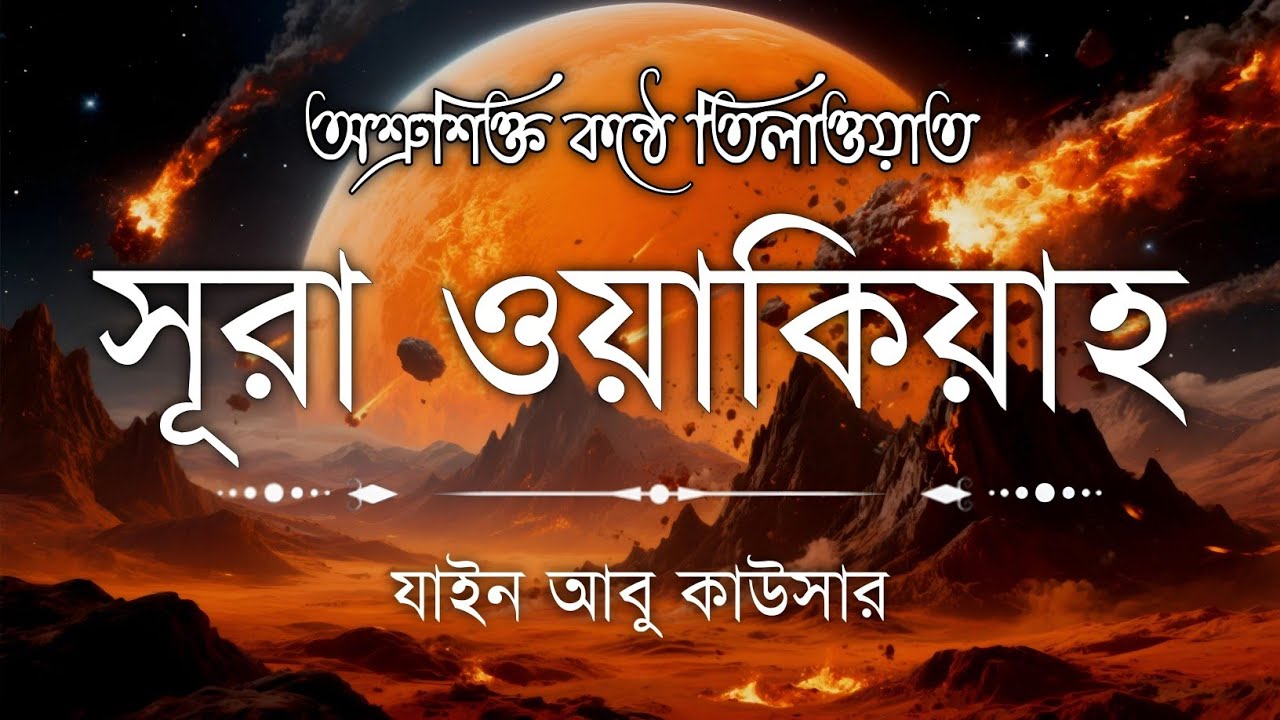 সূরা ওয়াকিয়াহ এর আবেগময় তিলাওয়াত  || Surah Waqiah Recited by Zain Abu Kautsar || Quran Sikhun