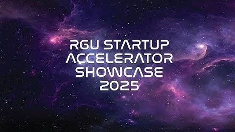 RGU Startup Accelerator Showcase 2025 Highlights