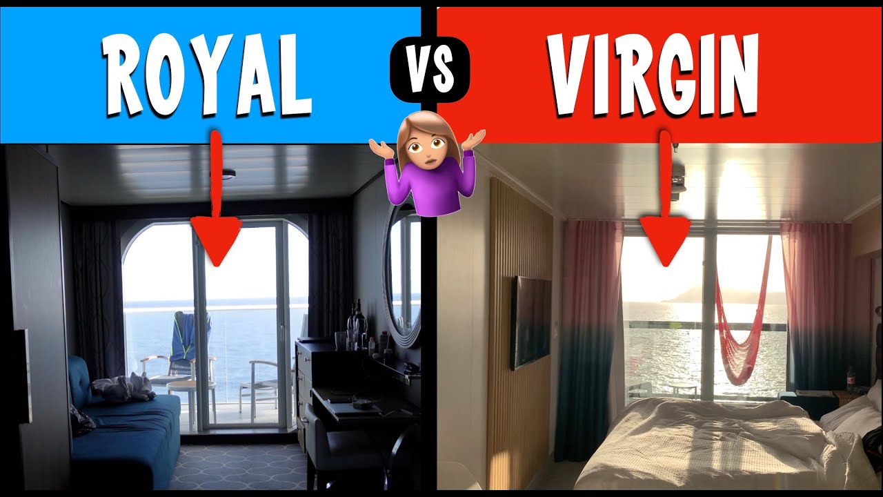 Which Balcony is BETTER? Royal Caribbean or Virgin Voyages - Cruise Ship Comparison -Sunday SofaTime