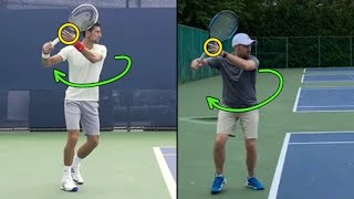 5 Topspin Forehand Tips (Djokovic, Halep, Venus)