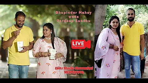 Live : Bhupinder Mahey Weds Pardeep Sandhu || Jagg...