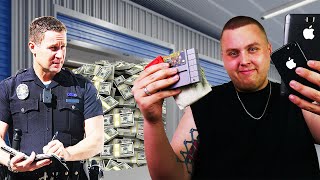 Storage Unit FULL OF MONEY! I Might Have To Call The Police On This One! Storage Unit Finds MONEY!