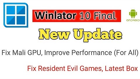 Winlator 10 Final Update - Beginner Guide Android (Windows Emulator)