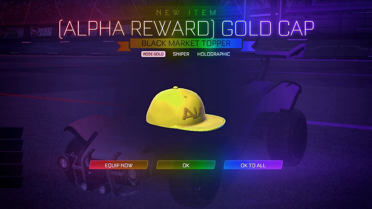 PLAYING ROCKET LEAGUE WITH THE ALPHA CAP TOPPER! - YouTube