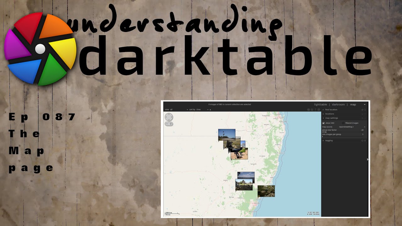 darktable ep 087 - The Map page - YouTube