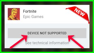Fotrnite - Device Not Supported - EpicGamesLauncher - Android & Ios - 2022 screenshot 2