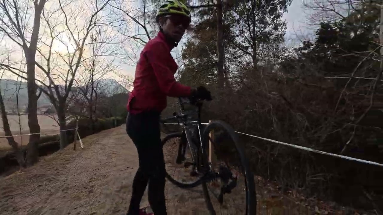 関西シクロクロス 第8戦 希望が丘 前日試走