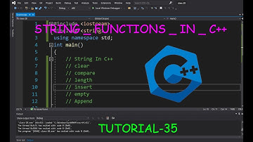 STRING FUNCTIONS in C++ |Tutorial 35| Clear,Append.Insert,Empty,compare  in C++ |Class 35|Urdu/Hindi