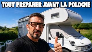 Ce bruit mystérieux venait de là… + on prépare le camping-car pour la Pologne