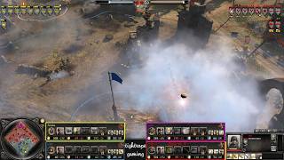 COH2 2v2 Snake (SU) & LSP (SU) vs jgiak (OH) & Zixia no. 6 (OH) screenshot 3