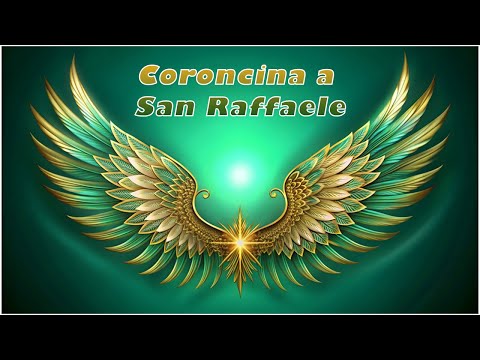 Coroncina in onore di San Raffaele. Medico di Dio, protettore dei viaggi e degli affari.