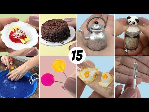 15 Easy Things To Do For Barbie Doll - DIY Miniature