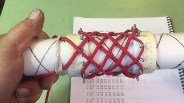 Tying a 3 Herringbone Knot from three 7 Part 6 Bight Casa Knots.