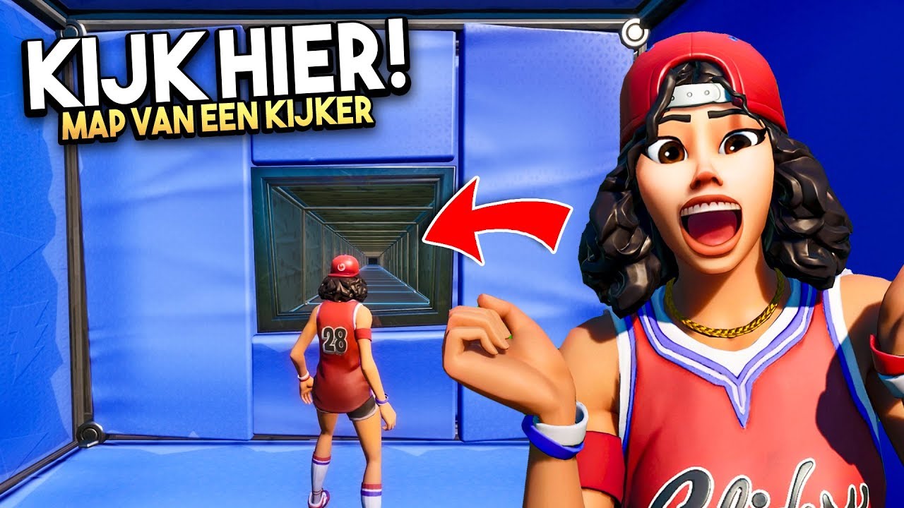 *KIJK* IN DIT GAATJE! 😱 - Fortnite Map van een kijker #59