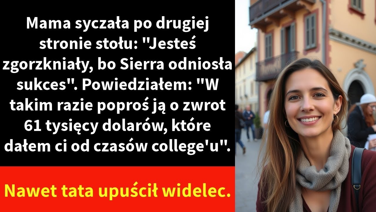 Podczas rodzinnej kolacji urodzinowej mojej siostry mama powiedziała przy wszystkich: „Emo, nigdy nie będziesz tak dobra jak twoja siostra.” Przełknęłam to, jak zawsze, dopóki nie wyciągnęłam...