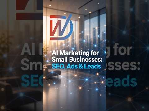 YouTube post: AI Marketing for Small Businesses: SEO, Ads & Leads. Learn how small businesses