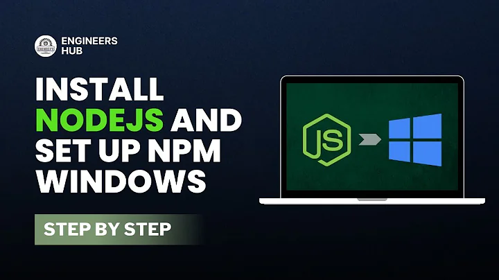 How to install nodeJS and npm on Windows 10/11