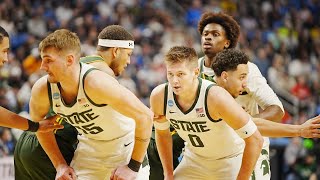 Michigan State dominates North Dakota State to advance in the NCAA Tournament
