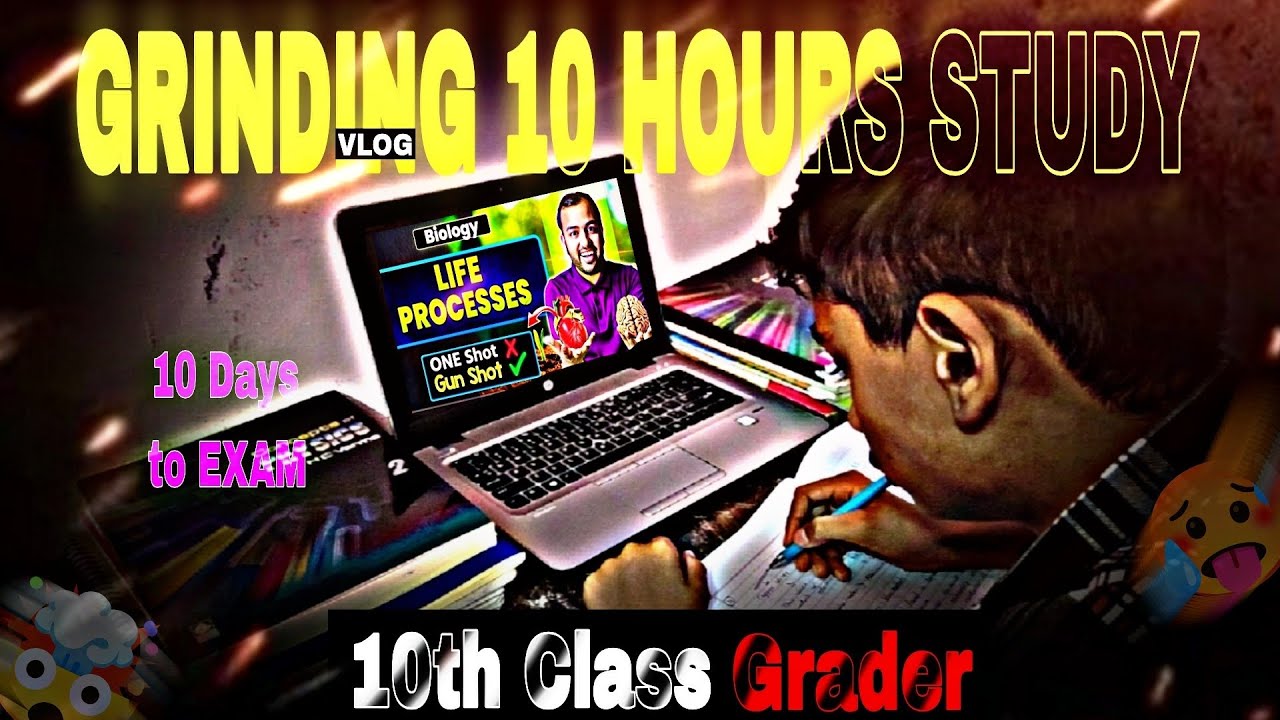 10+ Hours study as a CBSE 10th Grader || How to study 7 days before ...