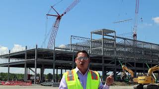 County Executive McMahon gives an update on the Amazon Warehouse facility in Liverpool