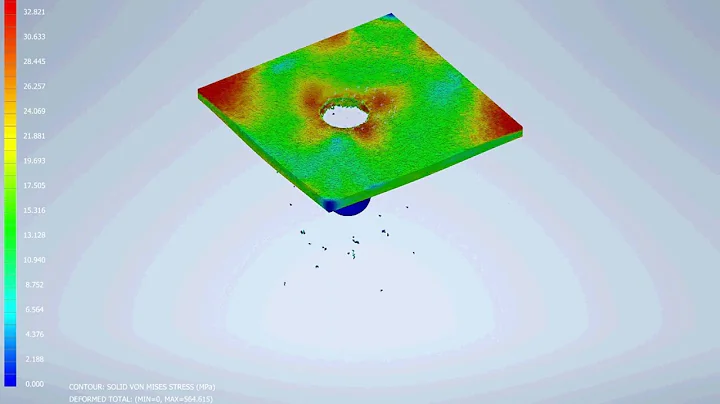 explicit penetration simulation - Inventor Nastran