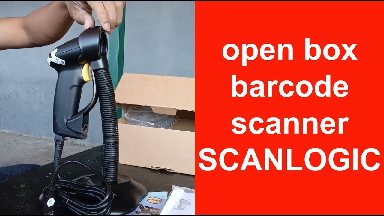 unboxing | isi dalam dus | barcode scanner | scanlogic | CS 700 PLUS ...
