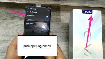 How to enable Auto spell Check in TECNO POVA | How to turn off autocorrect in tecno pova  Correction