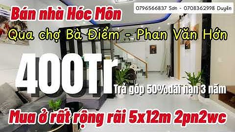 Nhà Hóc Môn dưới 1 tỷ sổ hồng riêng 5x12 gần Ngã 4 Hóc Môn I Bất động sản Hóc Môn 2024