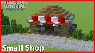 【マインクラフト】斜め建築の小さいお店の作り方【マイクラ建築講座】