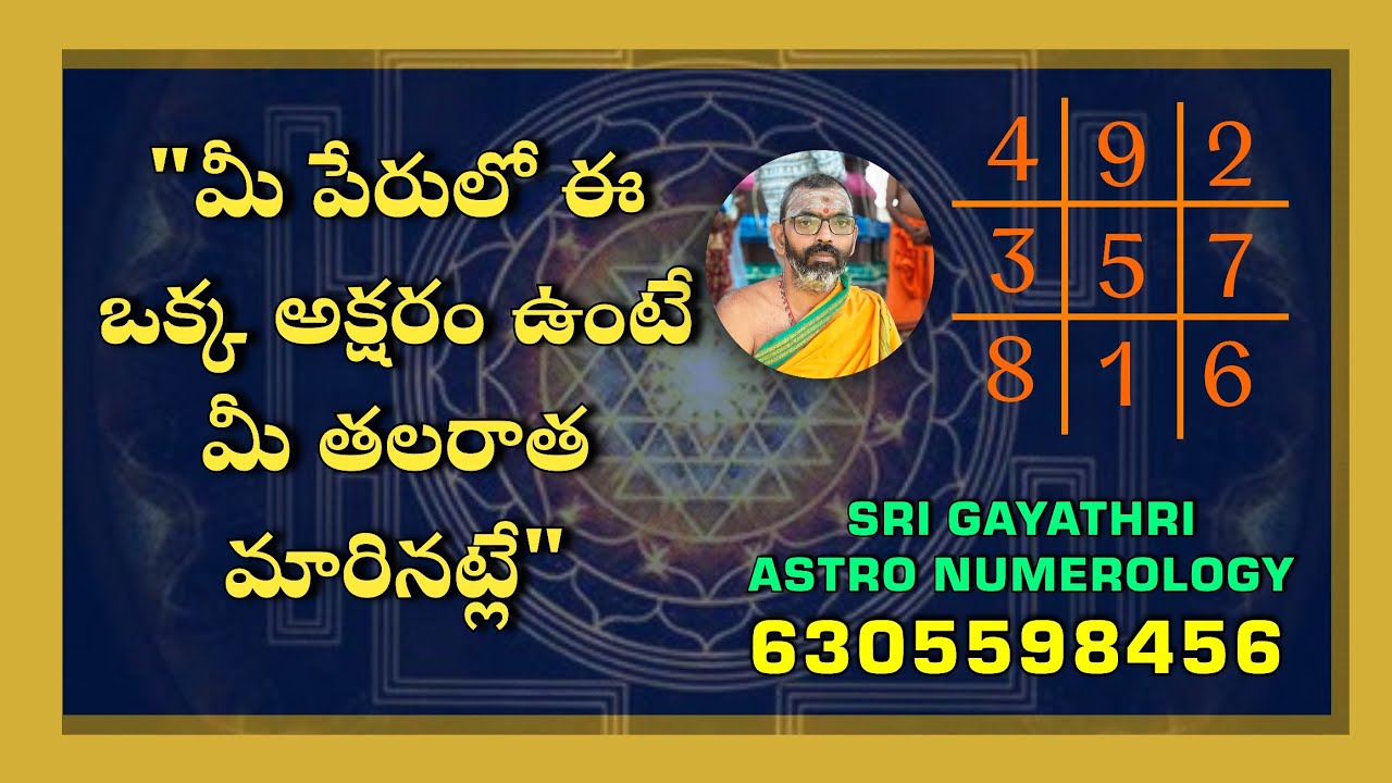మీ పేరు వెనుక ఉన్న గ్రహం ఏది? పేరు మారితే తలరాత మారుతుందా?(ఆస్ట్రో-న్యూమరాలజీ సీక్రెట్స్!